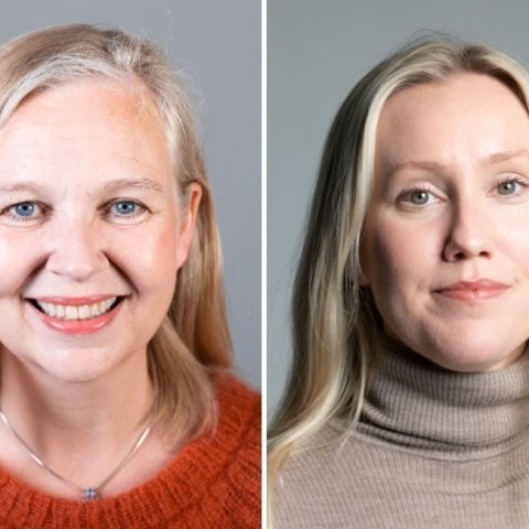 Sigríður Ingibjörg Ingadóttir, hagfræðingur BSRB og Steinunn Bragadóttir, hagfræðingur hjá ASÍ  
